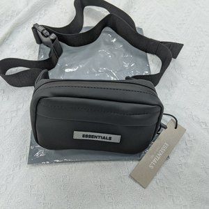 💎🌟🌴Men’s Fear Of God Essentials Sling Bag In Dark Slate/Stretch Limo/Black